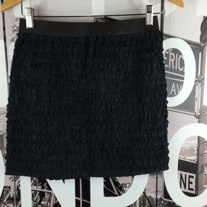 Michael Kors black ruffle skirt